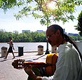 Miguelito practicing at Georgetown Harbour on a warm Spring day