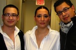 Marina Heredia with Mateo and Hector