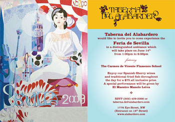 Feria de Sevilla at Taberna del Alabardero